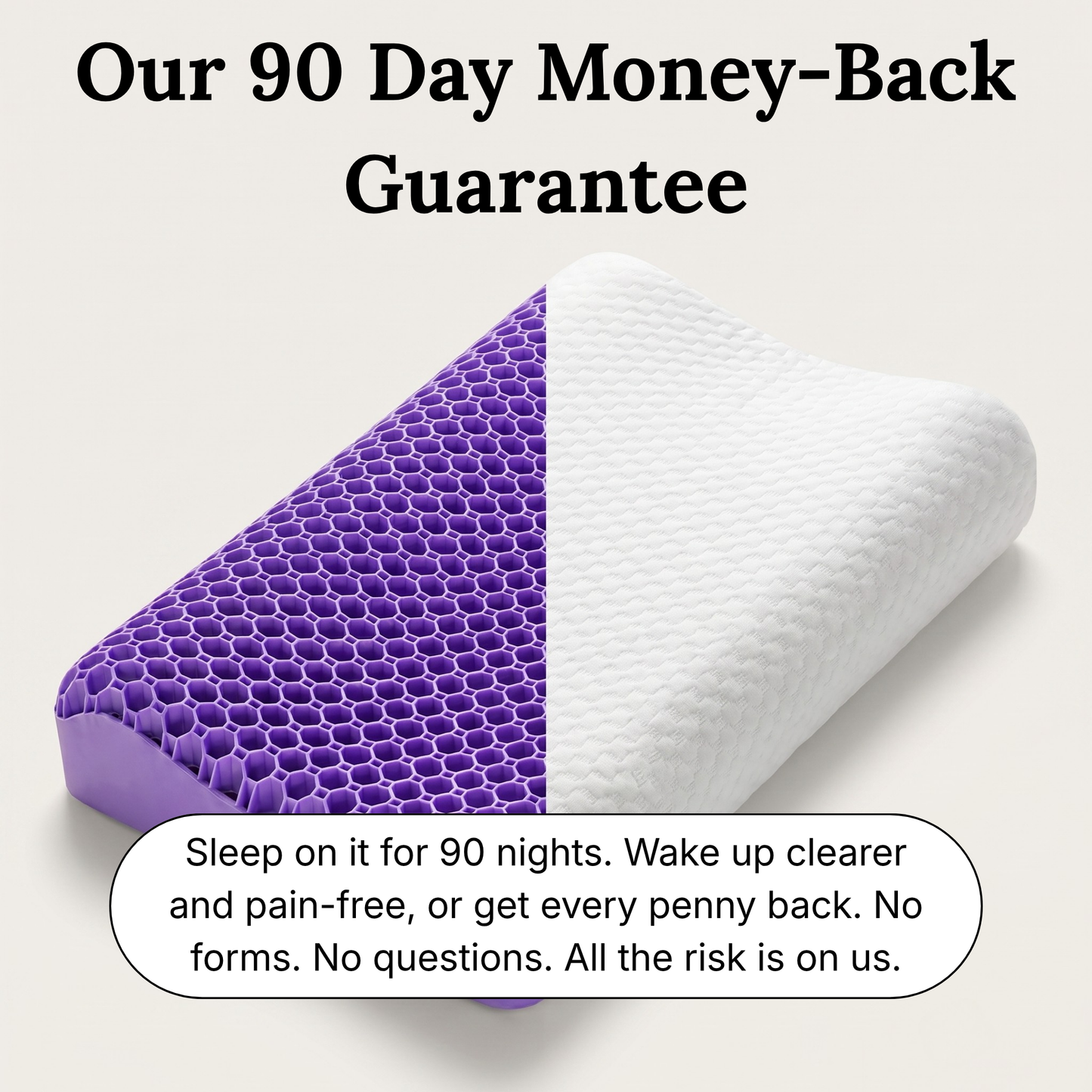 TPE Orthopedic Neck Support Pillow
